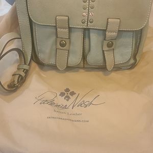 PATRICIA NASH ARMENO MESSENGER WASHED DENIM